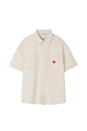 SUMMER DENIM SHIRT - IVORY (P262MSH481)
