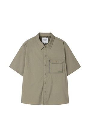 HALF SLEEVE SHIRT - LIGHT KHAKI (P262MSH185)