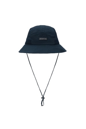 MEST POINT SEERSUCKER BUCKET HAT - NAVY (P265AHA103)