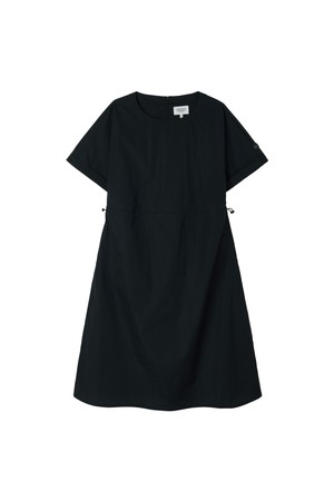 W CREASE DRESS - BLACK (P262WOP183)