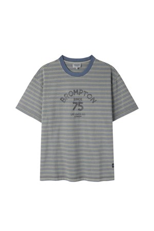 PIGMENT STRIPE HALF SLEEVE T-SHIRT - GREEN (P262UTS138)
