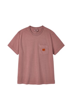 PIGMENT DYEING HALF SLEEVE T-SHIRT - D/PINK (P265UTS430)