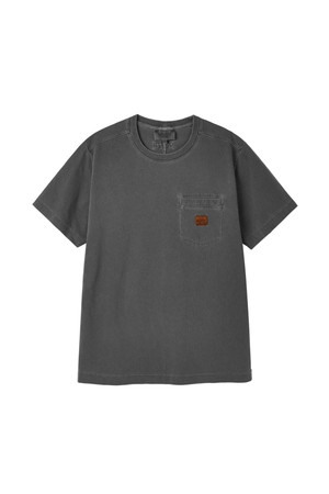 PIGMENT DYEING HALF SLEEVE T-SHIRT - CHARCOAL (P265UTS430)