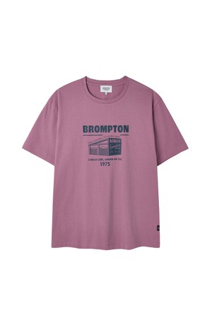 BROMPTON GRAPHIC HALF SLEEVE T-SHIRT - LAVENDER (P262UTS152)