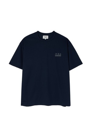 REFLECTIVE GRAPHIC MESH HALF T-SHIRT - NAVY (P263MTS106)