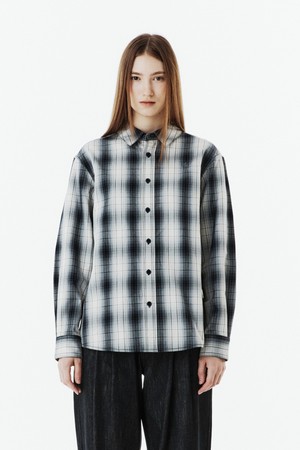 BIG CHECK SHIRT - BLACK (P263USH405)