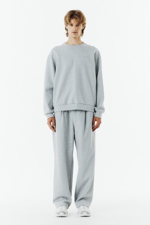 LOGO STRAIGHT SWEAT TROUSERS - M/GREY (P263MPT163)