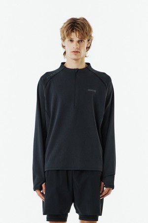RIDEFLOW HALF ZIP-UP - BLACK (P263MPL103)
