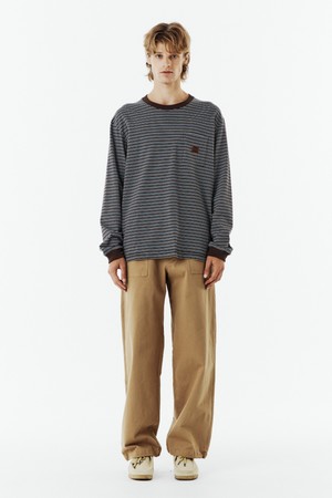 HALF BANDING FATIGUE TROUSERS - D/BEIGE (P263MPT110)