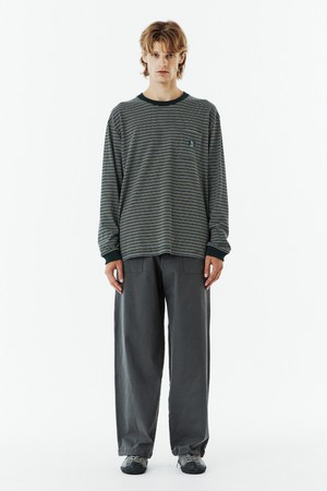 HALF BANDING FATIGUE TROUSERS - C/GREY (P263MPT110)