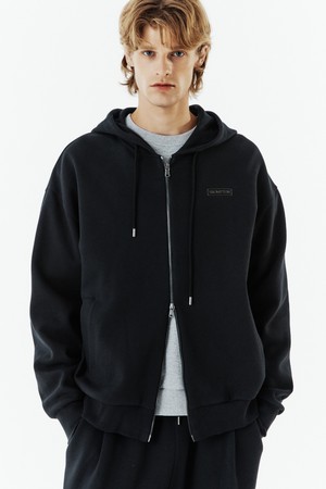 HOODED ZIP-UP - BLACK (P263UFT163)
