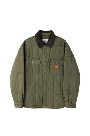 HERITAGE CORDUROY PATCH DENIM SHIRKET - KHAKI (P264UPD430)