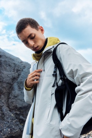 RIDEFLOW 3L WINDBREAKER - L/GREY (P263UJP101)