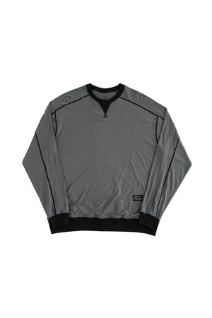 BROMPTON X CAYL MERINO RIB LONG SLEEVE - GREY