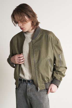 밀리터리 MA-2 유틸리티 봄버 자켓 (카키)