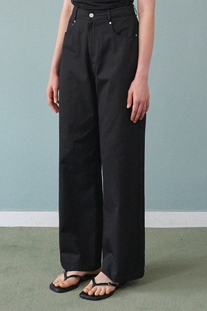 힐다 백 비조 와이드 팬츠