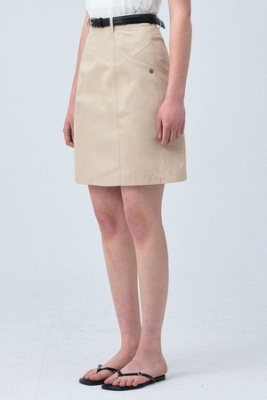 발로르 미니 스커트-벨트 세트