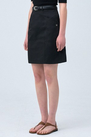 발로르 미니 스커트-벨트 세트