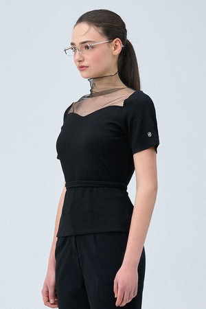 데비카 시어 하트넥 티