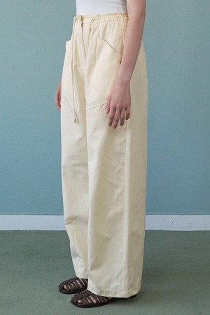 아멘다 스트링 와이드 팬츠