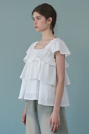 칼리스타 프릴 블라우스