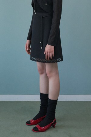 델라일라 레이스 미니 스커트