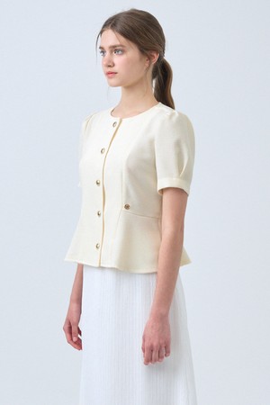 에이버리 페플럼 블라우스