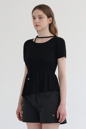 이어린 페플럼 니트