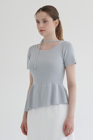 이어린 페플럼 니트