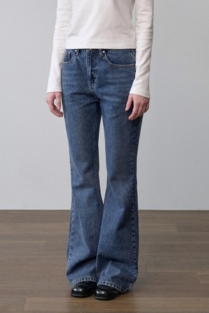 벤지 세미 부츠컷 데님 팬츠