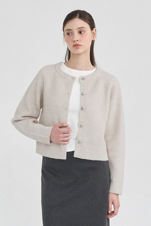 레이시 울 니트 가디건