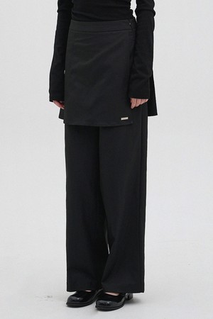 벤 랩 스커트 레이어드 팬츠