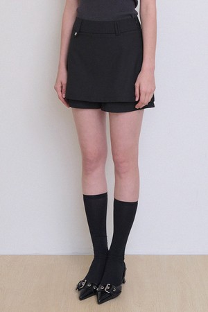 아셔 미니 스커트 쇼츠