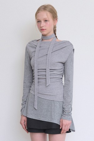 펀 레이어드 셔링 티