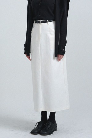 제이드 롱 스커트-벨트 세트