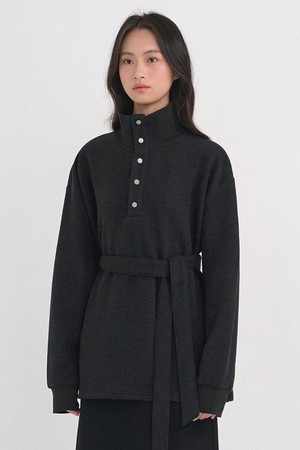 브로디 하이넥 오버핏 울 스웻셔츠