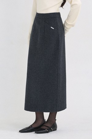 제시카 울 롱 스커트