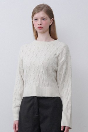 주니퍼 트위스트 울 니트