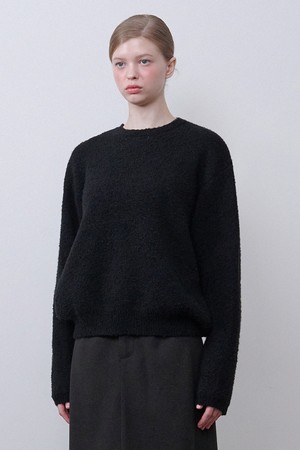 리베르 오버핏 부클 니트