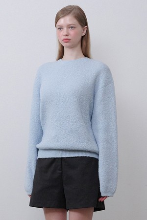 리베르 오버핏 부클 니트