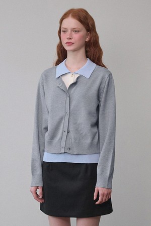 루엘라 레이어드 카라 니트