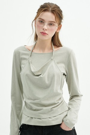 에이벨 홀터넥 원 웨어 티