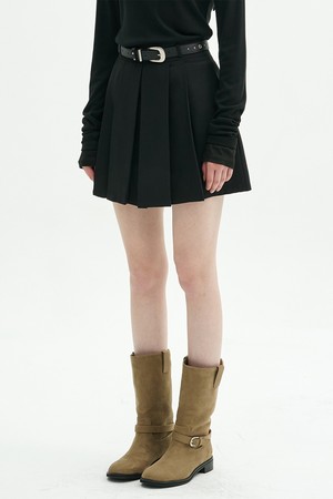 엘야 플리츠 미니 스커트