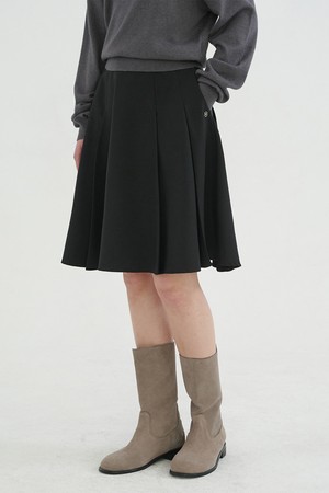라미엘 플레어 미디 스커트