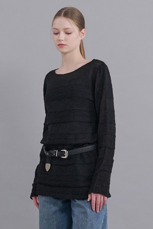 일리아나 부클 시스루 니트