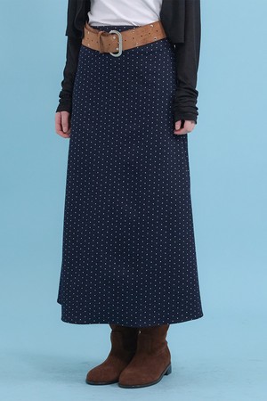 케이드 도트 롱 스커트