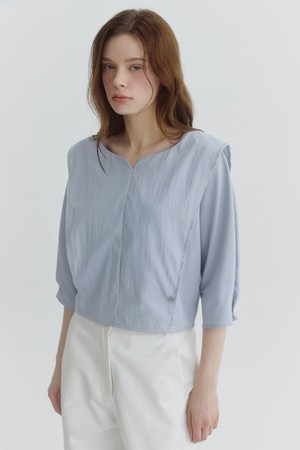 아벨리 하트넥 블라우스