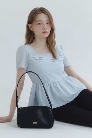 발레리아 핀턱 블라우스