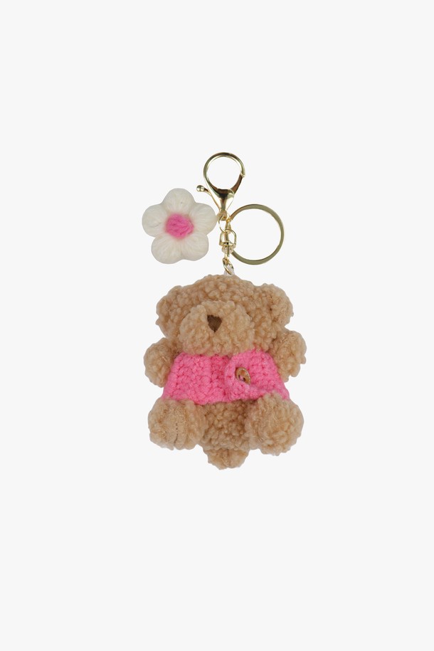 PINKPINEAPPLE - 키링/참 - PINKY BEAR KEY RING_PINK