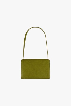 [2월 11일 이후 순차배송] SQUARED FLAP BAG_KHAKI